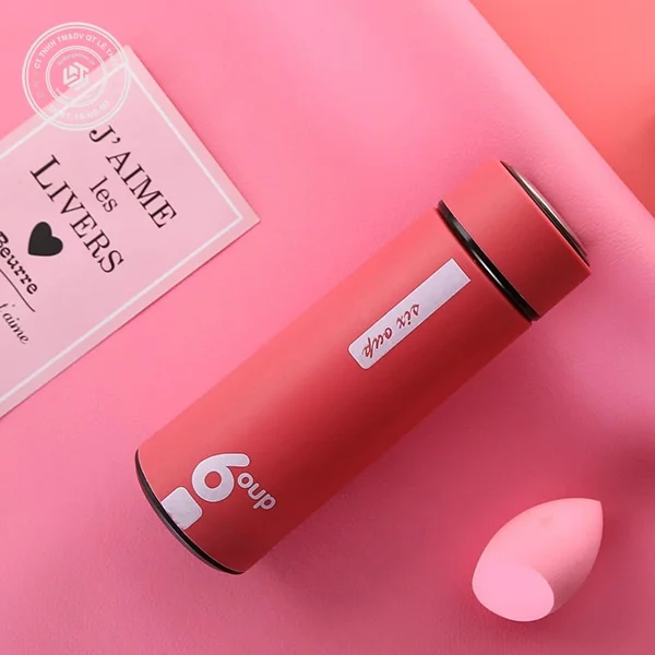 Bình đựng nước giữ nhiệt lõi thủy tinh - Ảnh 2
